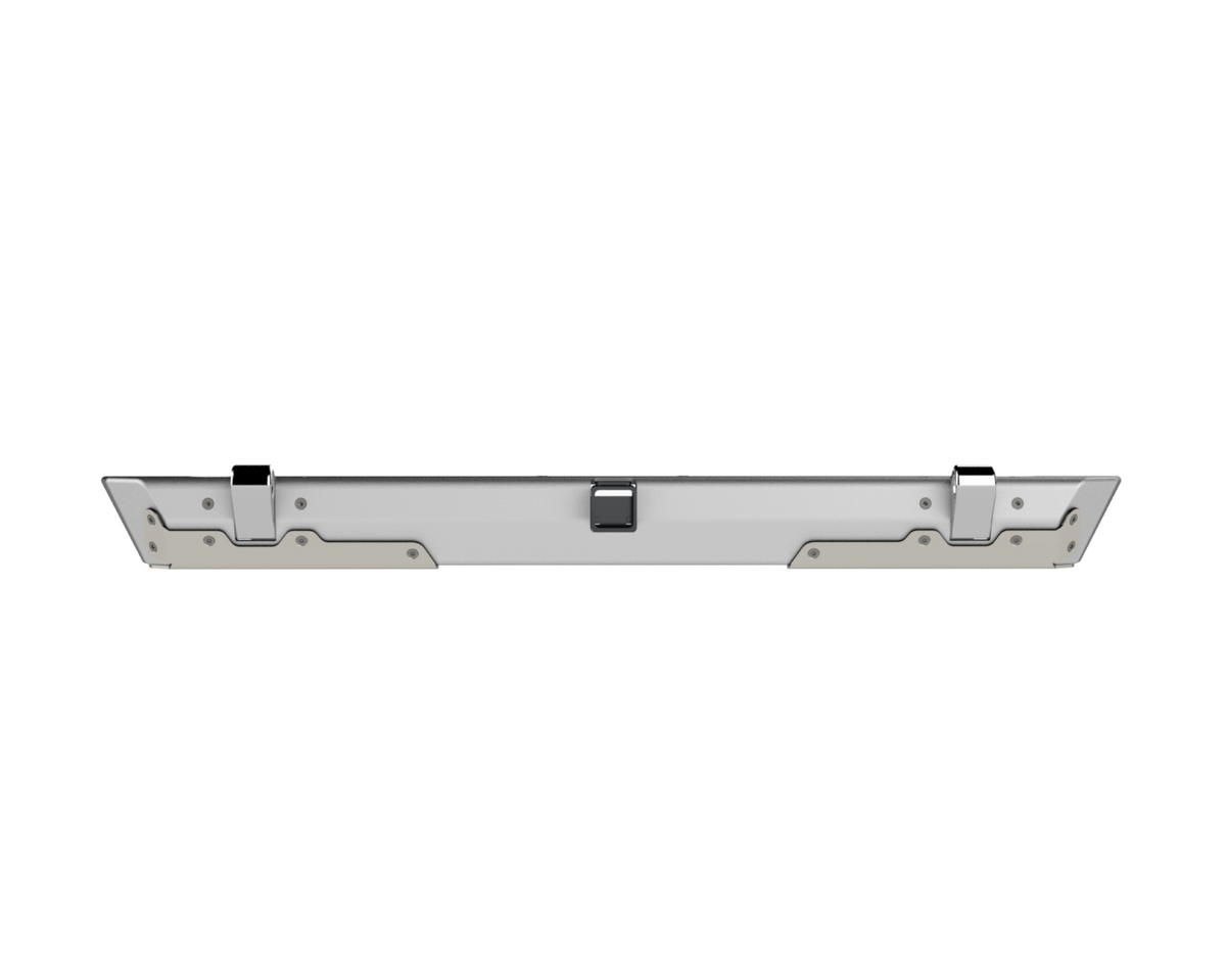 Flux Offroad Jeep TJ/LJ Aluminum Rear Bumper w/ Stainless Steel Rash Guards, Soft Shackle Mounts, and Hitch