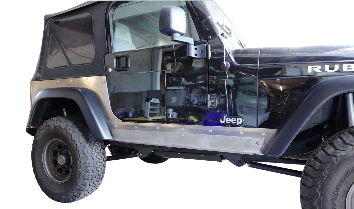 Flux Offroad Jeep TJ T6 Aluminum Corner Guards