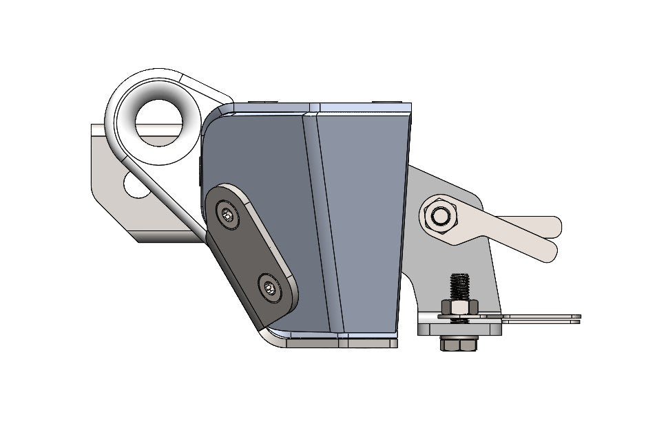 Flux Offroad Jeep TJ/LJ Aluminum Rear Bumper With Stainless Rash Guards and Soft Shackle Mounts and Hitch