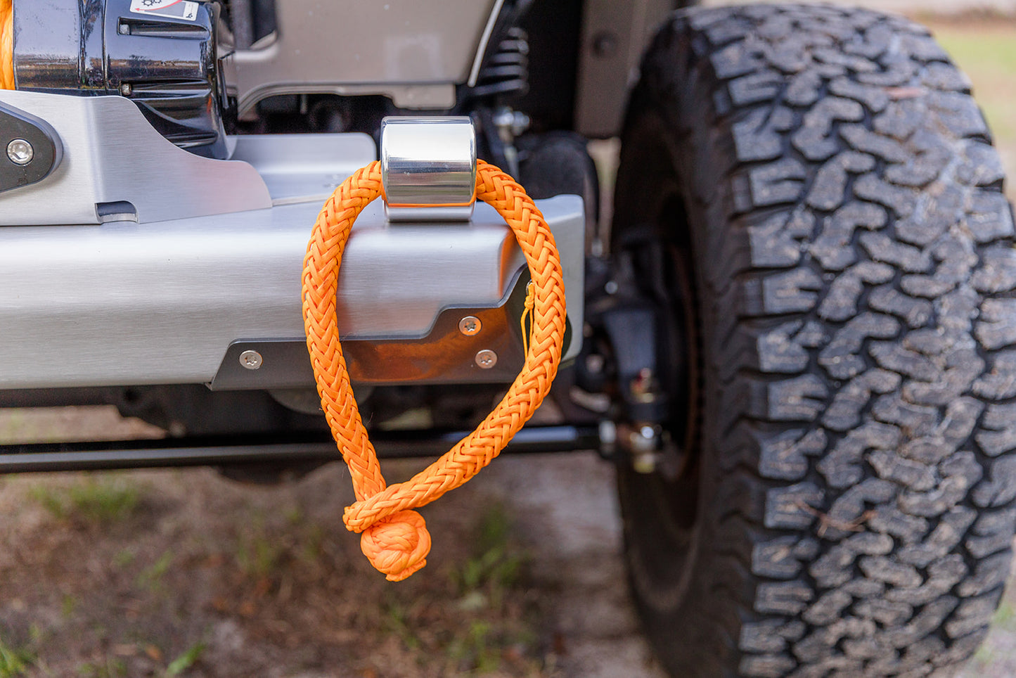 Flux Offroad Jeep TJ/LJ Aluminum Stubby Front Bumper With Stainless Rash Guards And Winch Fairlead Mount