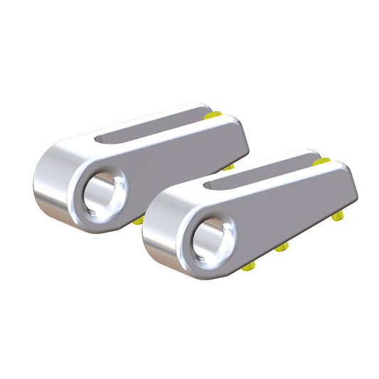 Flux Offroad Jeep TJ/LJ Aluminum Front Bumper Soft Shackle Mounts