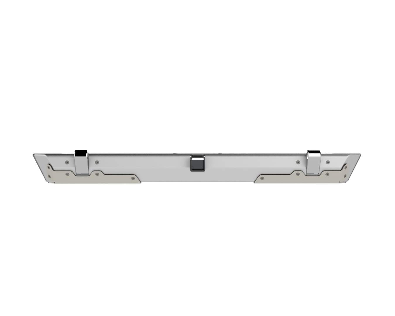 Flux Offroad Jeep TJ/LJ Aluminum Rear Bumper w/ Stainless Steel Rash Guards, Soft Shackle Mounts, and Hitch