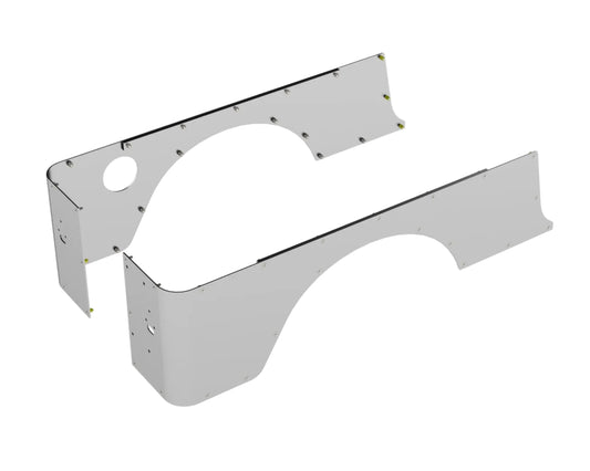 Flux Offroad Jeep LJ T6 Aluminum Corner Guards