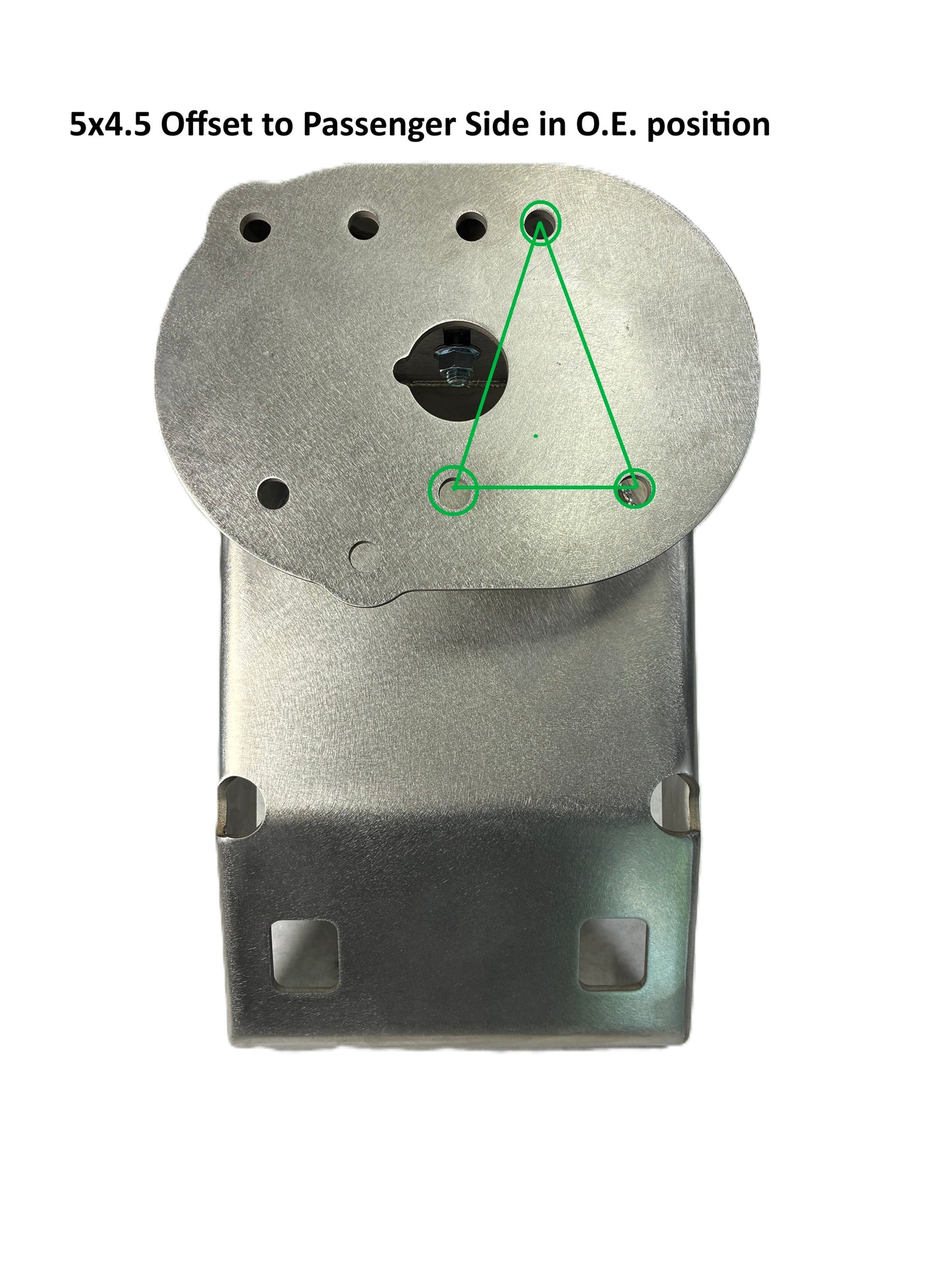 Flux Offroad TJ/LJ 304 Stainless Steel Tire Carrier for Aluminum Tailgate Hinge Kit (3 Lug Pattern Options)