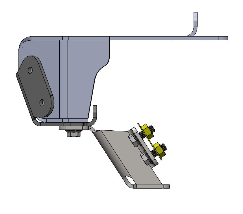 Flux Offroad TJ/LJ Jeep Stainless Steel Steering Box Skid - Includes all hardware  *Requires Drilling*