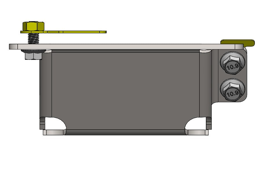 Flux Offroad TJ/LJ Jeep Stainless Steel Steering Box Skid - Includes all hardware  *Requires Drilling*