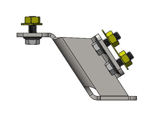 Flux Offroad TJ/LJ Jeep Stainless Steel Steering Box Skid - Includes all hardware  *Requires Drilling*
