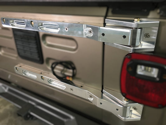 Flux Offroad Jeep TJ/LJ T6 Aluminum Tailgate Hinge Kit