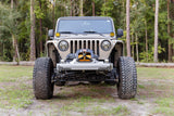 Flux Offroad Jeep TJ/LJ Aluminum Stubby Front Bumper With Rash Guards And Winch Fairlead Mount